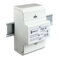 TRANSFORMATOR JEDNOFAZOWY IP30 NA SZYNĘ TH35 W OBUDOWIE MODUŁOWEJ Z ZABEZPIECZENIEM PSS 30VA 230/24V - BREVE - 16024-9997