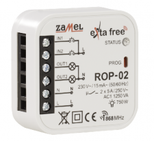RADIOWY ODBIORNIK DOPUSZKOWY 2-KANAŁOWY TYP: ROP-02 /BLISTER/ - ZAMEL - EXF10000050