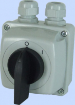 ŁĄCZNIK KRZYWKOWY W OBUDOWIE 25A 3 BIEGUNY ŁUK E25-133 WŁĄCZ-WYŁĄCZ 0-1 - ELEKTROMET DZIERŻONIÓW - 952511