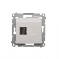 GNIAZDO HDMI BIAŁY SIMON 54 - KONTAKT SIMON - DGHDMI.01/11