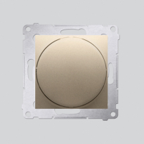 Ściemniacz naciskowo-obrotowy (moduł) 20–500 W; złoty mat - KONTAKT SIMON - DS9T.01/44