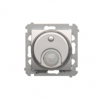 Łącznik z czujnikiem ruchu z przekaźnikiem (moduł) 8(2) A, 230V~; srebrny mat *Wymagana instalacja 3-przewodowa - KONTAKT SIMON - DCR10P.01/43