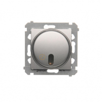 Łącznik z opóźnieniem wyłaczenia (moduł) 20-500 W; srebrny mat - KONTAKT SIMON - DWC10T.01/43