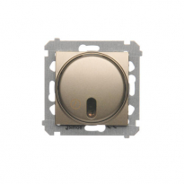 Łącznik z opóźnieniem wyłaczenia (moduł) 20-500 W; złoty mat - KONTAKT SIMON - DWC10T.01/44