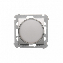 Sygnalizator świetlny LED – światło białe (moduł) 230V~; srebrny mat - KONTAKT SIMON - DSS1.01/43
