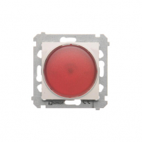 Sygnalizator świetlny LED – światło czerwone (moduł) 230V~; biały - KONTAKT SIMON - DSS2.01/11