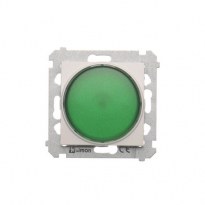 Sygnalizator świetlny LED – światło zielone (moduł) 230V~; biały - KONTAKT SIMON - DSS3.01/11