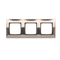 RAMKA POTRÓJNA UNIWERSALNA IP20/IP44 INOX SIMON 54 - KONTAKT SIMON - DR3/61