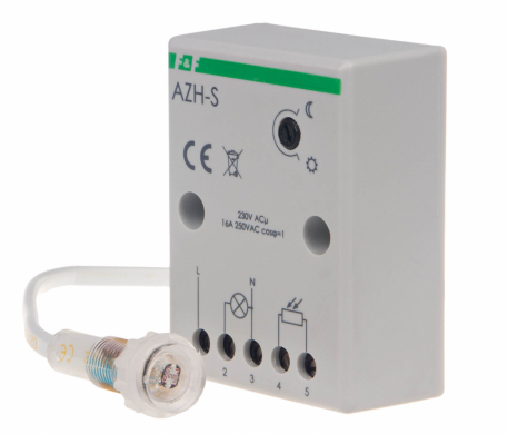 Automat zmierzchowy z zewnętrzną sondą hermetyczną AZ; 230V - F&F - AZH-S