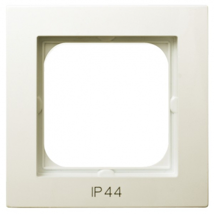 RAMKA POJEDYNCZA DO ŁĄCZNIKÓW IP-44 ECRU AS - OSPEL - RH-1G/27