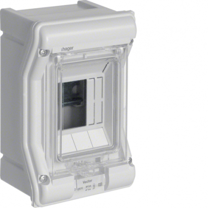 ROZDZIELNIA IP65 3 MODUŁY VECTOR II - HAGER - VE103L