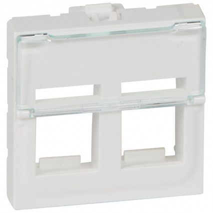 ADAPTER ZŁĄCZY PODWÓJNYCH KEYSTONE BIAŁY MOSAIC - LEGRAND - 078610