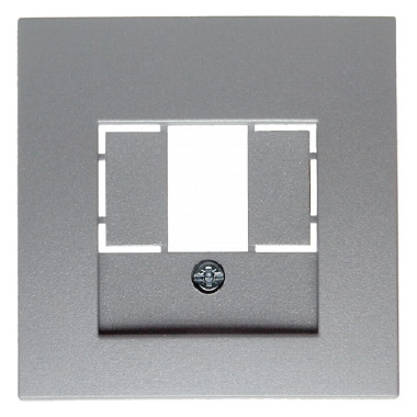 ELEMENT CENTRALNY DO GNIAZDA TAE I GŁOŚNIKOWEGO ALUMINIUM B.7 - HAGER - 10331404