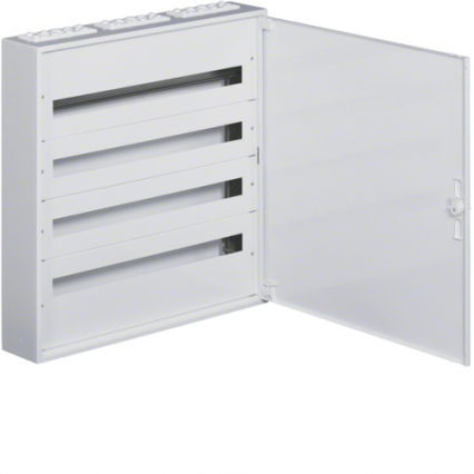 ROZDZIELNICA KOMPLETNA 4X36MODUŁÓW +ZACISKI PE/N IP30/I KL.N/T - HAGER - FW436WT