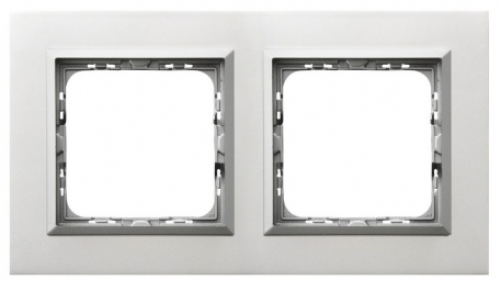 RAMKA PODWÓJNA ALUMINIUM 4MM SONATA - OSPEL - R-2RAC/35/38