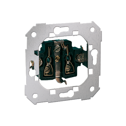 Gniazdo wtyczkowe z uziemieniem typu Schuko (mechanizm), 16A, 250V~, śrubowe - KONTAKT SIMON - 75432-39