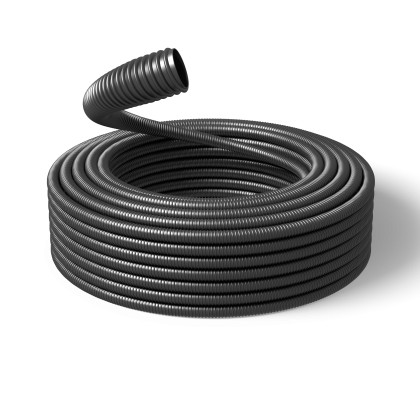 RURA SPIREX ŚREDNICA WEWNĘTRZNA 20MM CZARNY OPAK 30M - SCAME - GUS 20N