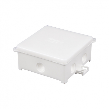 PUSZKA NATYNK 80X80X41MM Z DŁAWICAMI 6XM16 IP44 BIAŁY PIN 80B - ELEKTROPLAST OPATÓWEK - 31.80