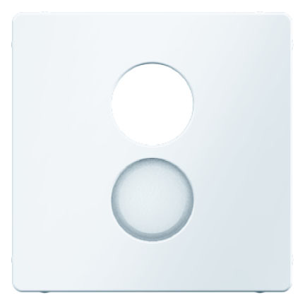 ELEMENT CENTRALNY DO GNIAZDA GŁOŚNIKOWEGO BIAŁY AKSAMIT Q1 - HAGER - 11966089