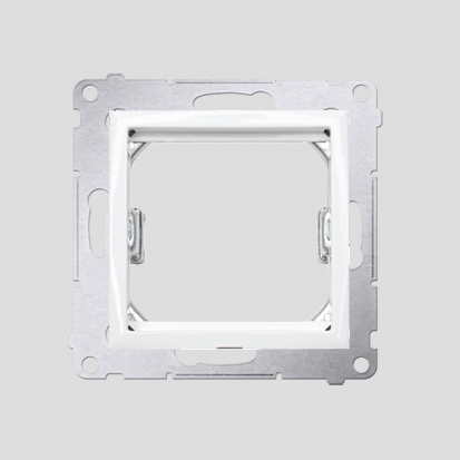 ADAPTER NA OSPRZĘT STANDARDU (45×45 Mm) BIAŁY *Do gniazd teleinformatycznych Simon Connect - KONTAKT SIMON - DA45.01/11