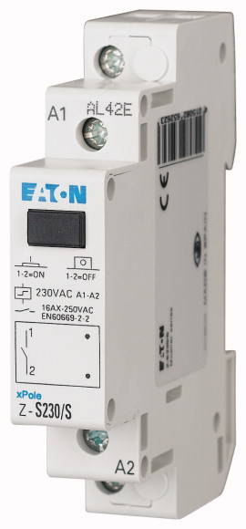 PRZEKAŹNIK BISTABILNY 16A STYK 1NO STEROWANIE 230V AC - EATON - 265262