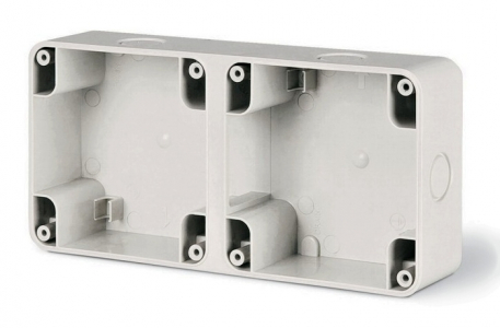 PUSZKA PODWÓJNA NATYNKOWA 2X95X95MM 2XM95 PROTECTA - SCAME - 137.102