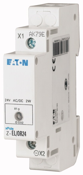 LAMPKA MODUŁOWA LED POJEDYNCZA ZASILANIE 110-240V AC/DC Z-EL/OR230 POMARAŃCZOWY - EATON - 275865
