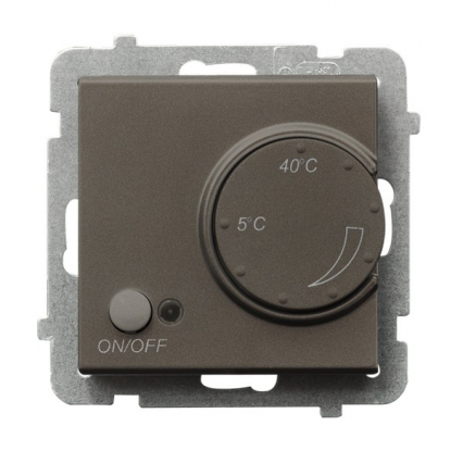 REGULATOR TEMPERATURY CZEKOLADOWY METAL SONATA - OSPEL - RTP-1R/m/40