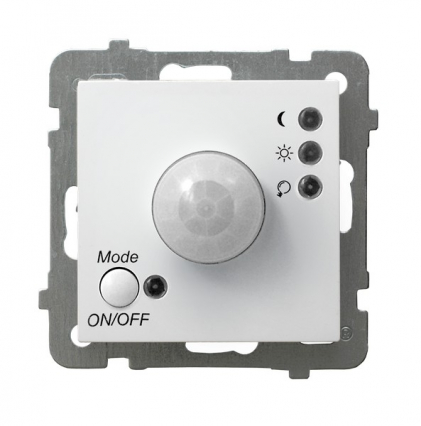 ELEKTRONICZNY CZUJNIK RUCHU BIAŁY AS - OSPEL - ŁP-16G/m/00