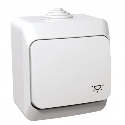 PRZYCISK "ŚWIATŁO" BIAŁY CEDAR PLUS - SCHNEIDER ELECTRIC - WDE000513