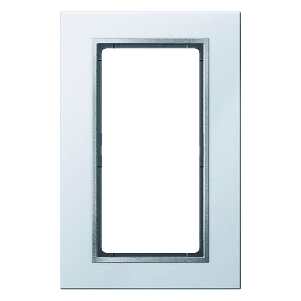 RAMKA Z DUŻYM WYCIĘCIEM ALUMINIUM B.7  - HAGER - 13096414
