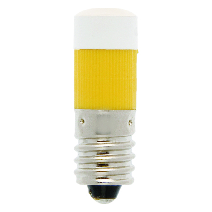 ŻARÓWKA LED E10 ŻÓŁTY DODATKI - HAGER - 167802