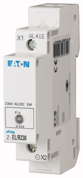 LAMPKA MODUŁOWA LED POJEDYNCZA ZASILANIE 110-240V AC/DC Z-EL-R230 CZERWONY - EATON - 284921