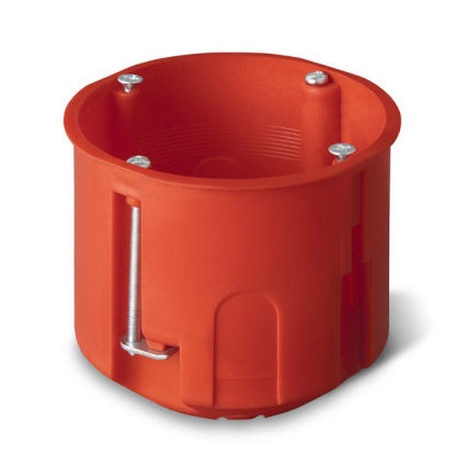 PUSZKA PODTYNK FI 60X62 DO PUSTYCH ŚCIAN GŁĘBOKA POMARAŃCZOWY PK-60 - ELEKTRO-PLAST NASIELSK - 0220-00