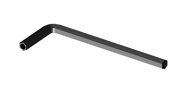 KLUCZYK IMBUSOWY DO WNĘKI SŁUPA ALUMINIOWEGO - ROSA SP ZOO - 4001