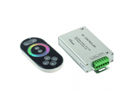 STEROWNIK RADIOWY Z PILOTEM DO TAŚM LED RGB 12A (4A/KANAŁ) - POLTRONIC - PD006601