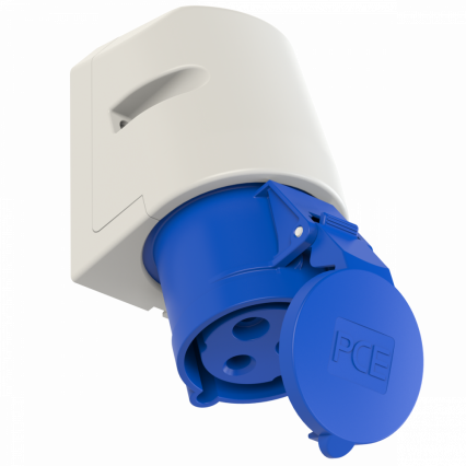 GNIAZDO STAŁE 32A 230V 2P+Z  - PCE - 123-6