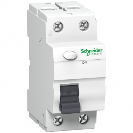 WYŁĄCZNIK RÓŻNICOWY 25A/30MA 2 BIEGUNY TYP AC IDK - SCHNEIDER ELECTRIC - A9Z05225