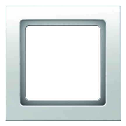 RAMKA POJEDYNCZA BIAŁY AKSAMIT Q.3 - HAGER - 10116099