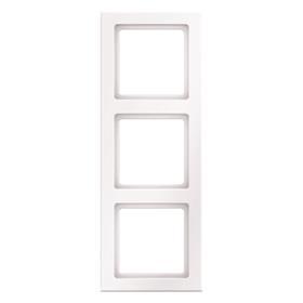 RAMKA POTRÓJNA BIAŁY AKSAMIT Q.3 - HAGER - 10136099