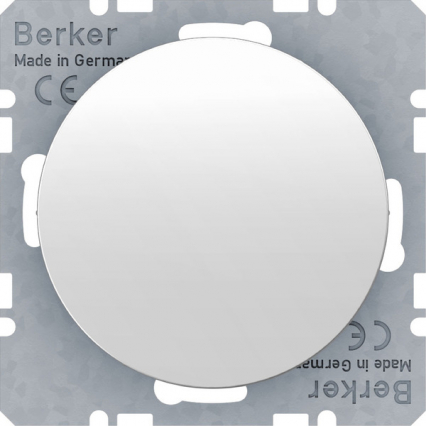 ZAŚLEPKA Z PŁYTKĄ CZOŁOWĄ BIAŁY POŁYSK R.1/R.3 - HAGER - 10092089