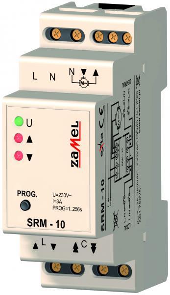 STEROWNIK ROLET, STEROWANIE LOKALNE I CENTRALNE IP20 SRM-10 - ZAMEL - EXT10000125