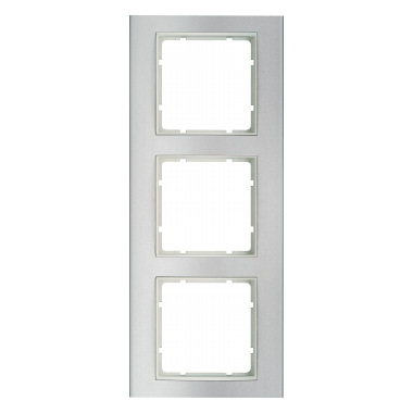 RAMKA POTRÓJNA ALUMINIOWA BIAŁY B.3 - HAGER - 10133904