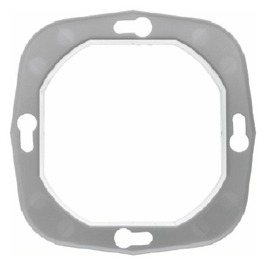 ZESTAW USZCZELEK DLA GNIAZD Z UZIEMIENIEM BRYZGOSZCZELNYCH Z POKRYWĄ IP44 SZARY - HAGER - 531884