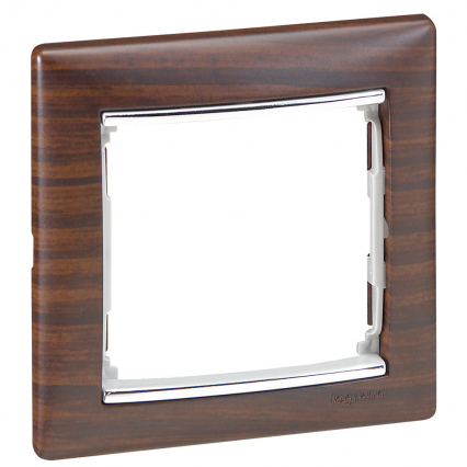 RAMKA POJEDYNCZA WENGE/SREBRO VALENA - LEGRAND - 770371