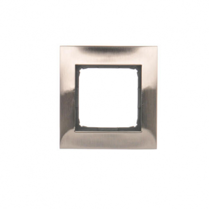 RAMKA POJEDYNCZA METALOWA IP20/IP44 INOX SIMON 54 - KONTAKT SIMON - DR1/61