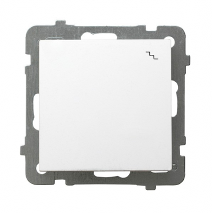 ŁĄCZNIK SCHODOWY POJEDYNCZY ZACISKI ŚRUBOWE 10AX 250V IP20 BIAŁY AS - OSPEL - ŁP-3G/m/00