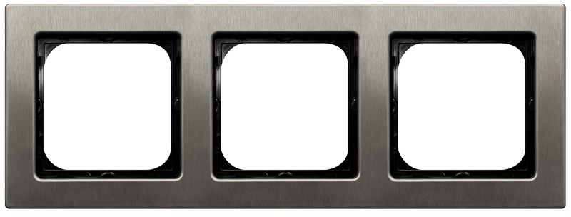 RAMKA POTRÓJNA STAL INOX SONATA - OSPEL - R-3RM/37