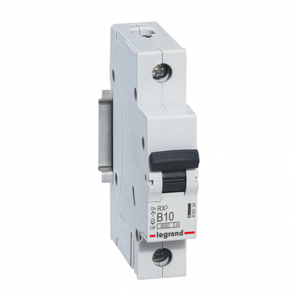 WYŁĄCZNIK NADPRĄDOWY B 10A 1 BIEGUN RX3 - LEGRAND - 419134