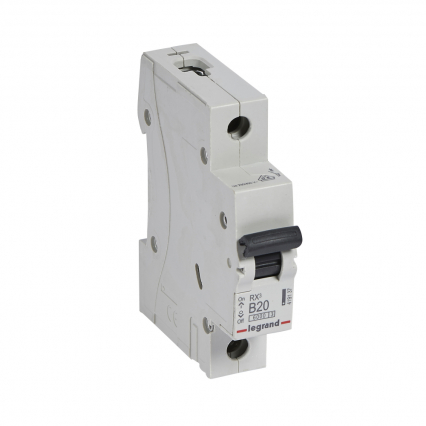 WYŁĄCZNIK NADPRĄDOWY B 20A 1 BIEGUN RX3 - LEGRAND - 419137